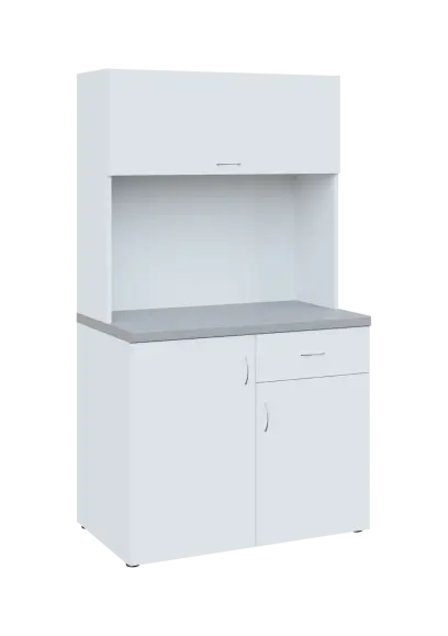 KUCH - SIMPLE 3 kuchyňka s výklopem (bez vybavení), 1800x1000x6000 mm, bílá